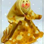 Чучело Масленицы из блинов