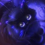 Синий котёнок